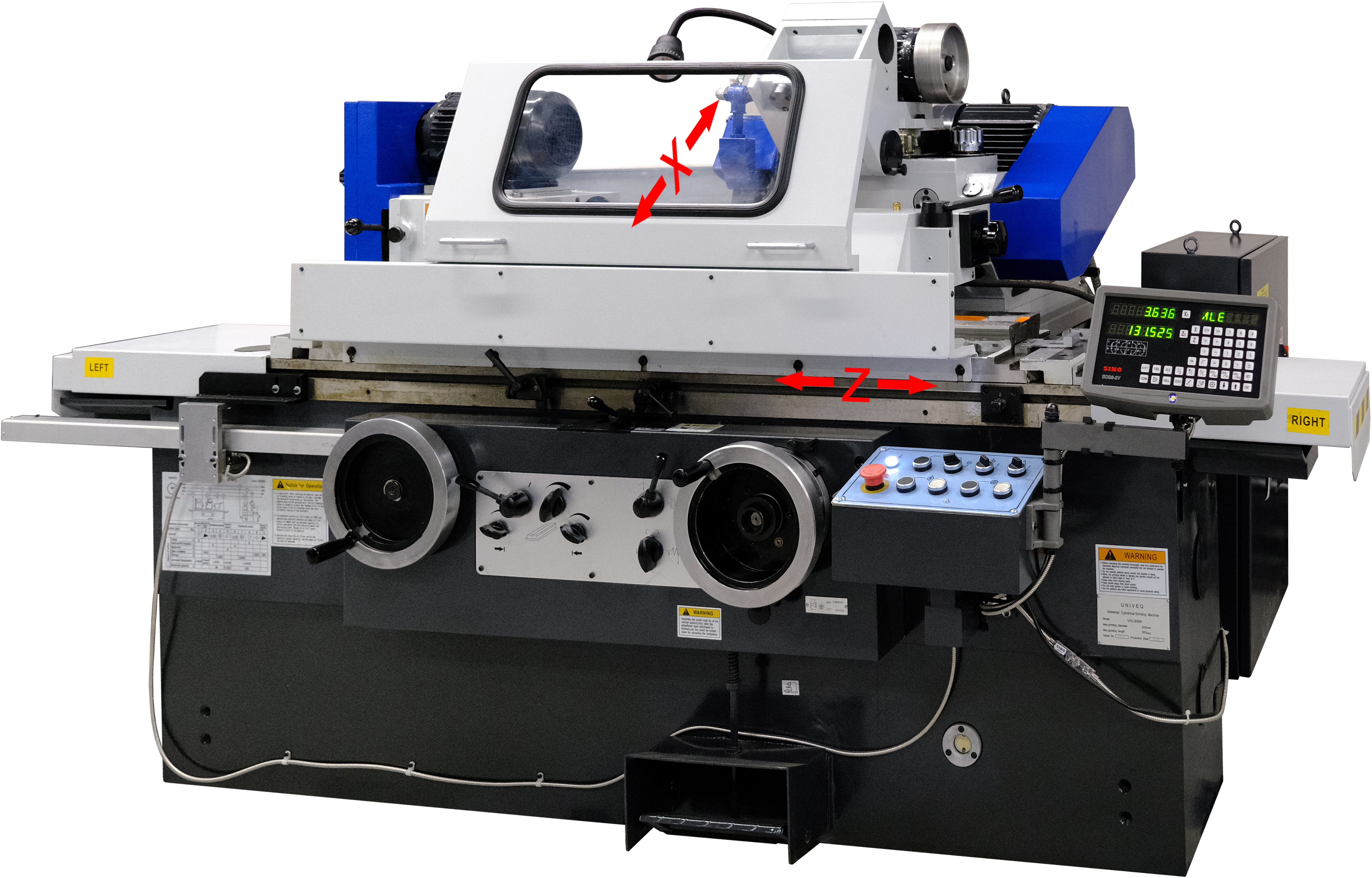 Перемещение по осям