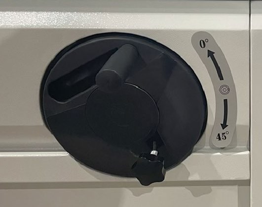 Регулировка наклона пильного узла