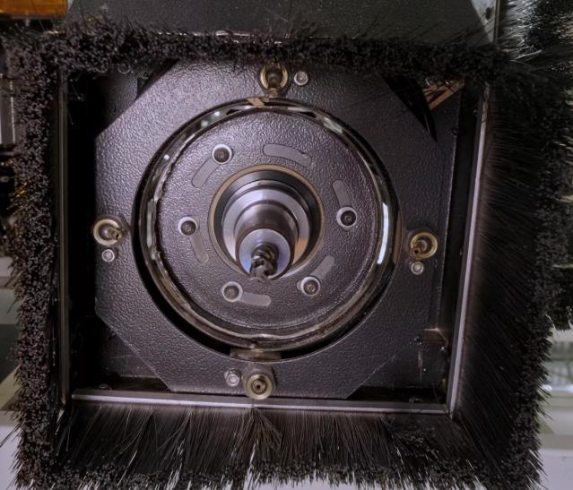 Обдув зоны фрезерования