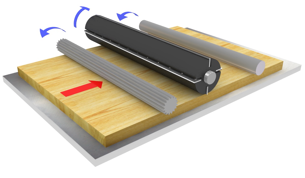 Рейсмусование с автоподачей