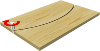 Раскрой массива древесины на заготовки