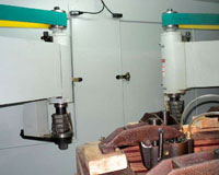 Копировально-фрезерный QUADRO LH-60-4PS, LH-80-4PS, LH-100-4PS, LH-120-4PS - Редактирование, станки оснащены 2-мя фрезерными узлами