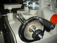 Круглопалочный станок FS-60, сжимание рзжимание вальцов под разные размеры