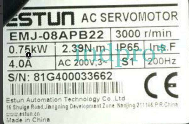 ��������� ESTUN EMJ-08APB22