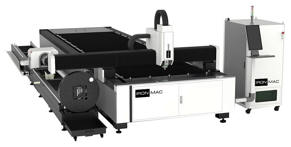Оптоволоконная установка лазерного раскроя IRONMAC С-Т6 и D-Т6