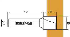 Алмазные концевые профильные фрезы IRONMAC для выборки четверти в заготовках