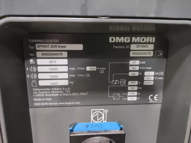      DMG Gildmeister sprint 20/8 
