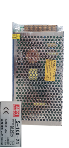   Mean Well RS-100-24 Input 100-240VAC 2.5A 50/60Hz Output +24V 4.5A   Optima 264, 385