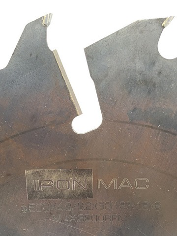 Дисковые пилы IRONMAC наружный диаметр, мм 450