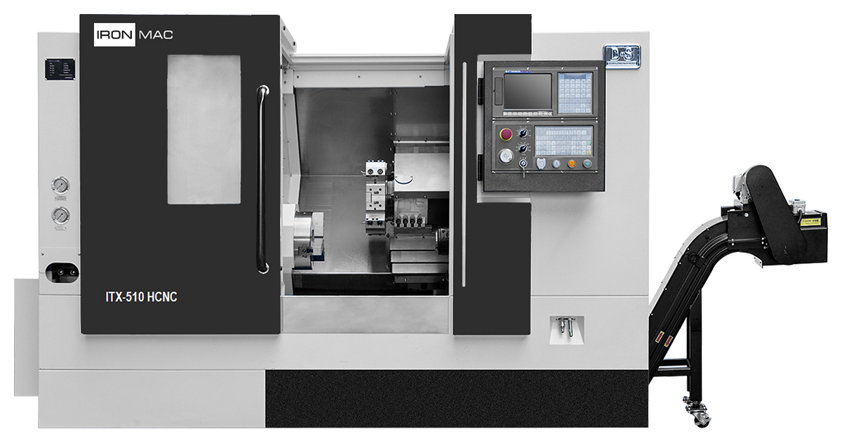 Токарный станок с наклонной станиной с ЧПУ IRONMAC ITX-408