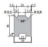 ������� ������������ ������������������ AD46.88.12 L=805��, ���������� (AE Tooling)