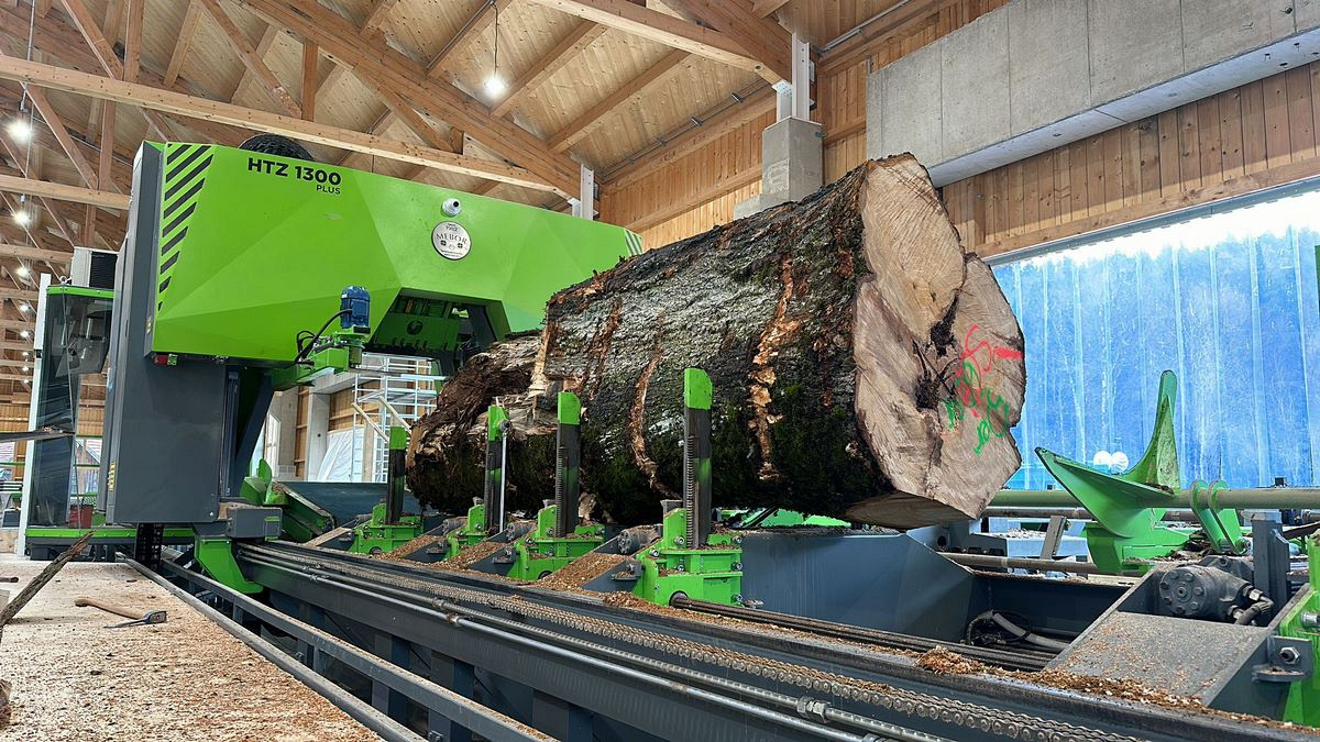 Широколенточная пилорама Mebor HTZ 1300 PLUS - купить по доступным ценам с  доставкой по России и СНГ в КАМИ