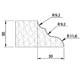      Q30 r9.2+9.2+11.6 Ghines